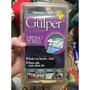 The Gulper Drying Towel 2.5 Sq Ft Car Home Boat Pet New DuPont Rare Vintage HTF